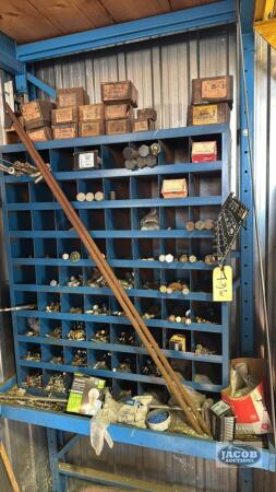35IN X 40IN BOLT BIN AND CONTENTS