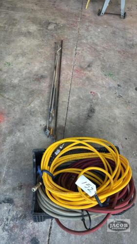3 LENGTHS OF AIRLINE AND 4 BLOW WANDS