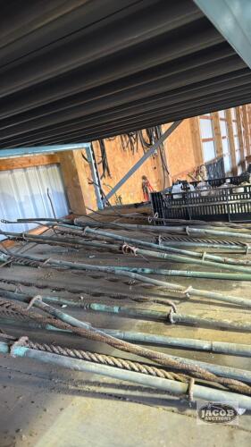10 LIGHTENING RODS WITH 7 GLOBES