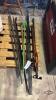 LOT OF STEEL BARS, JACKALL JACK, ETC
