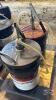 2 OIL PAILS WITH HAND PUMPS - 2