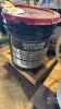 2 OIL PAILS WITH 1 HAND PUMP - 5