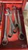 GRAY AND SNAP-ON TOOLBOX AND CONTENTS - 9