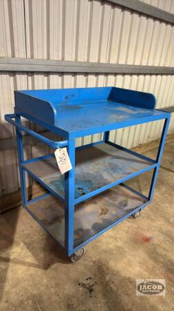 36IN X 24IN X 38IN ROLLING SHOP CART