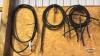 3 LOTS OF HYDRAULIC HOSE - 2