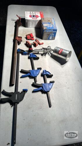 BAR CLAMPS AND SPRAYS GUNS
