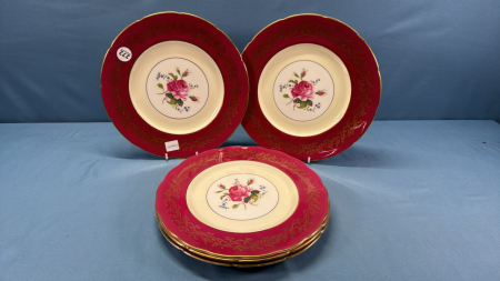 5 -11in Coalport Dinner Plates