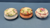 3 Small Dresser Jars on Paragon 9in Plate - 5