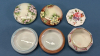 3 Small Dresser Jars on Paragon 9in Plate - 6