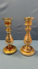 Pair of Mercury Glass 8in Candle Sticks - 4