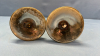 Pair of Mercury Glass 8in Candle Sticks - 5