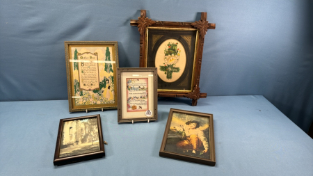 5 Assorted Picture Frames