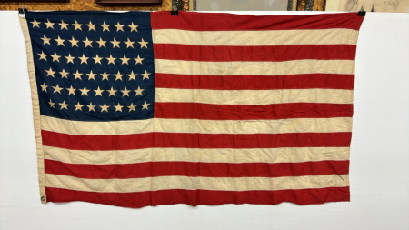 Pre 1959 American Flag -48 Stars -33in x 56in