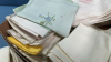 Qty. of Linen Handkerchiefs, Napkins and 2 Aprons - 8