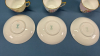 3 Crown Staffordshire Cups and Saucers - 6