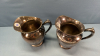 2 Silver Plate Pitchers -8in High - 2