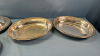 4 Silver Plate 11in Serving Bowls & 3 Small Bowls - 2