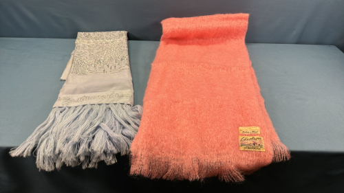 2 Ladies Scarves -One is Mohair