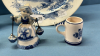 2 Wedgwood 10in Plates and 3 Delft Blue Pieces - 3