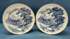 2 Wedgwood 10in Plates and 3 Delft Blue Pieces - 9