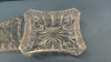 Heavy Footed Glass Dish -7in x 6in - 4