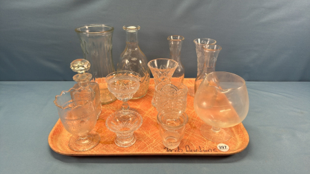 Selection of Unmatched Glass Ware Pieces