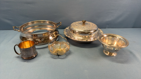 Assorted Silver Plate Lot -See Notes