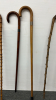 Collection of 5 Wooden Walking Sticks - 3