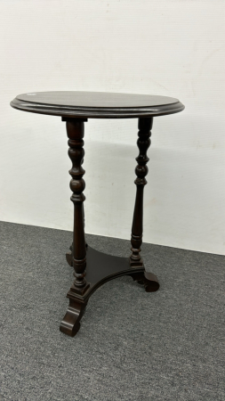 Round Footed Lamp Table