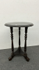 Round Footed Lamp Table - 2