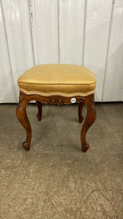 Upholstered French Provincial Style Foot Stool