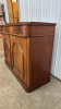 English Mahogany Side Board with Drawer - 6