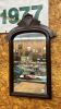 Wall Hung Wooden Framed Mirror