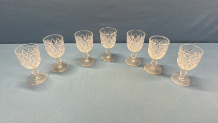 7 -4in Tall Fancy Glass Goblets