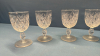 7 -4in Tall Fancy Glass Goblets - 2