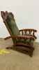 Heavily Carved Morris Chair - 5