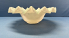 Enamelled Satin Glass Bride's Bowl - 2