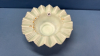 Enamelled Satin Glass Bride's Bowl - 3