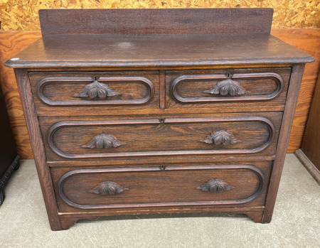 4 Drawer Chest with Mustache Pulls