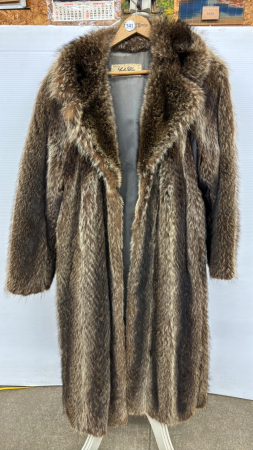 Lady's Long Fur Coat -50in Long