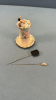 Small Hat Pin Holder with Pins -2in High - 5