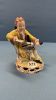 Dresden Sitting Boy Figurine -5.5in High