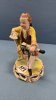 Dresden Sitting Boy Figurine -5.5in High - 2