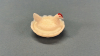 Miniature Milk Glass Hen on the Nest