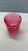 Cranberry Glass Coin Dot Pickle Cruet Liner - 2