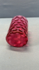 Cranberry Glass Coin Dot Pickle Cruet Liner - 4