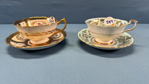 2 Paragon Tea Cups and Saucers