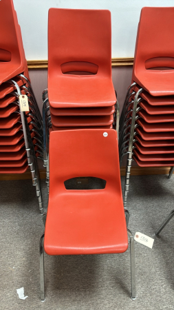 11 Plastic Stacking Chairs