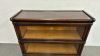 Oak Two Section Barrister Bookcase with Drawer - 2