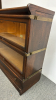 Oak Two Section Barrister Bookcase with Drawer - 6